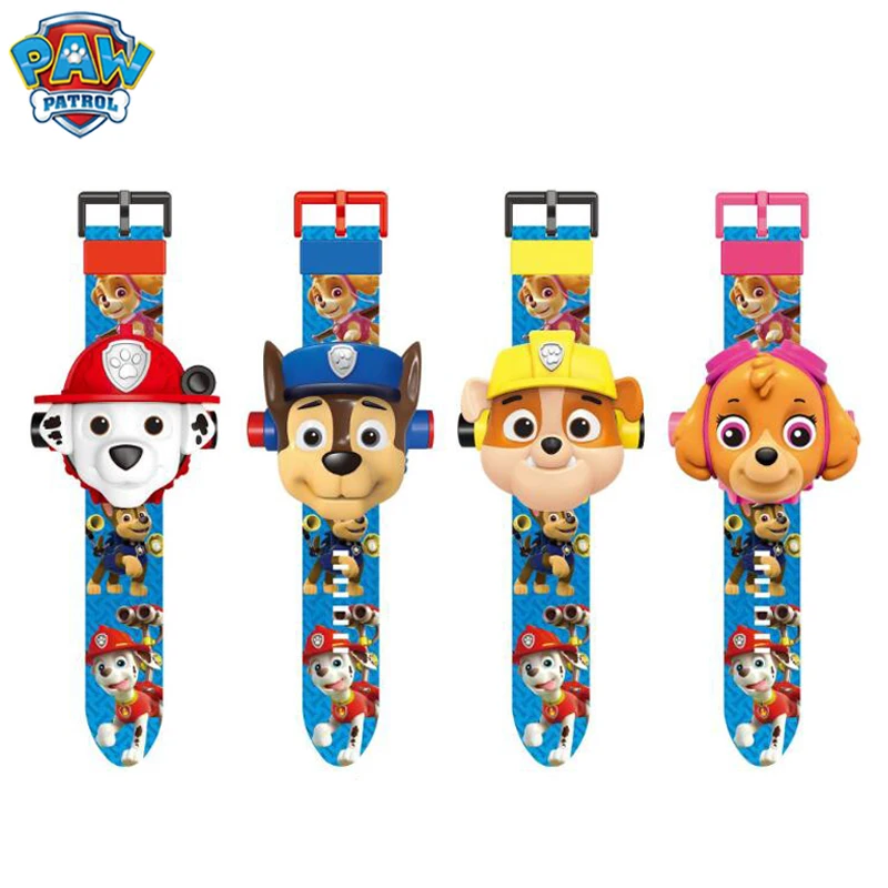 Светодиодные часы Щенячий патруль из резинового материала|Игровые фигурки и