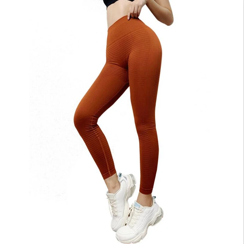 Women's yoga pants high waist sports tights bottoming butt tights seamless fitness gym workout breathable sports tights