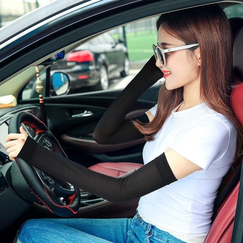 Длинные перчатки со шрамами 1 пара шелковые солнцезащитные рукава обогреватель