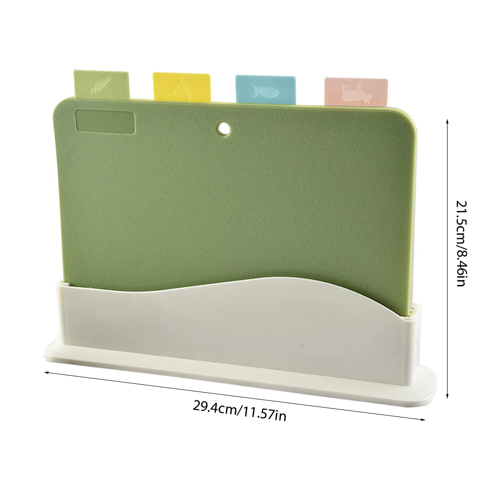 

4Pcs/Set Kitchen Multifunctional Classification Plastic Cutting Board Eco Friendly Food Grade Chopping Board Kitchen Supplies