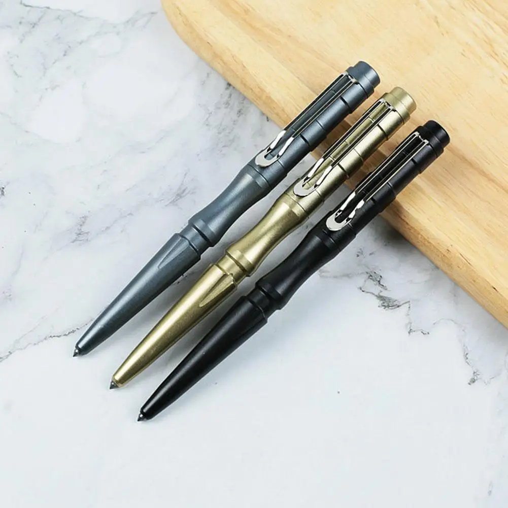 Tactical Pen Supplies Simple Package Tungsten Tool Defense Edc Steel Security Personal Protection Defence C4V5 | Спорт и развлечения