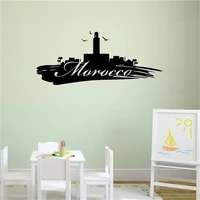 creative morocco wall sticker vinyl self adhesive for living room company school office decor home decor vinyl dw7374