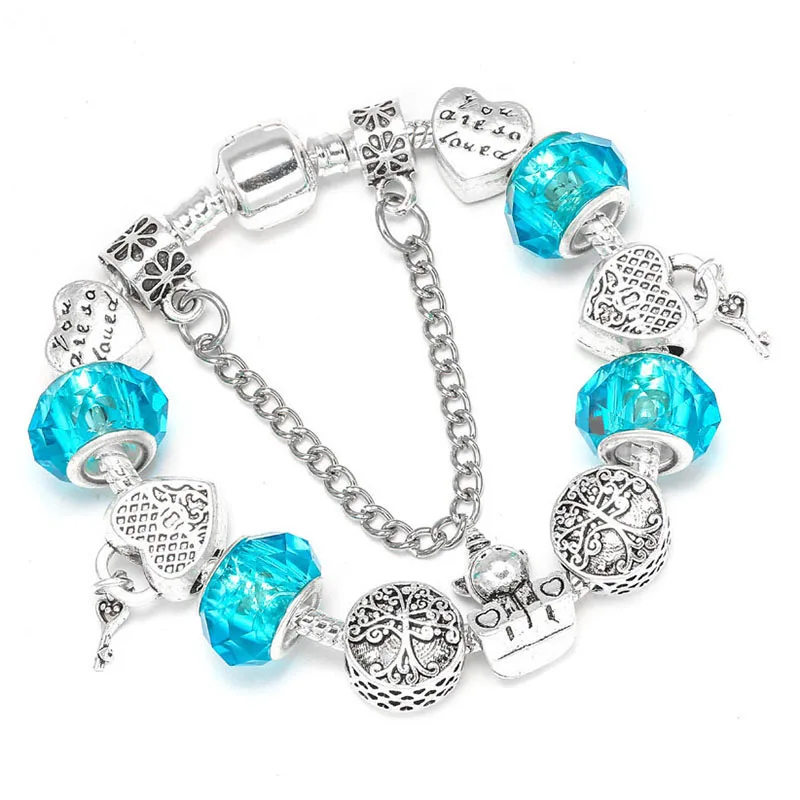 Boosbiy Европейская мода Любовь Ключ Очаровательная змея цепь для женщин детей