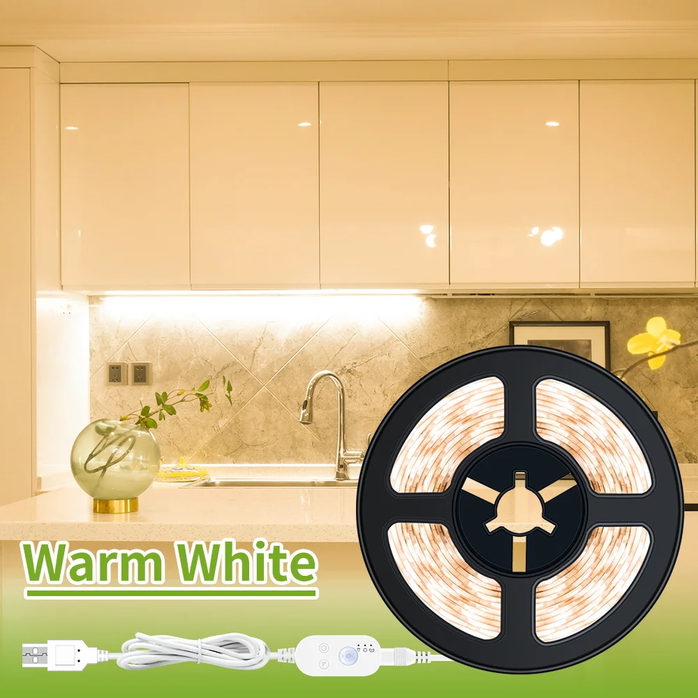 USB движения Сенсор Спальня лестницы Ночной светильник Светодиодные локальные