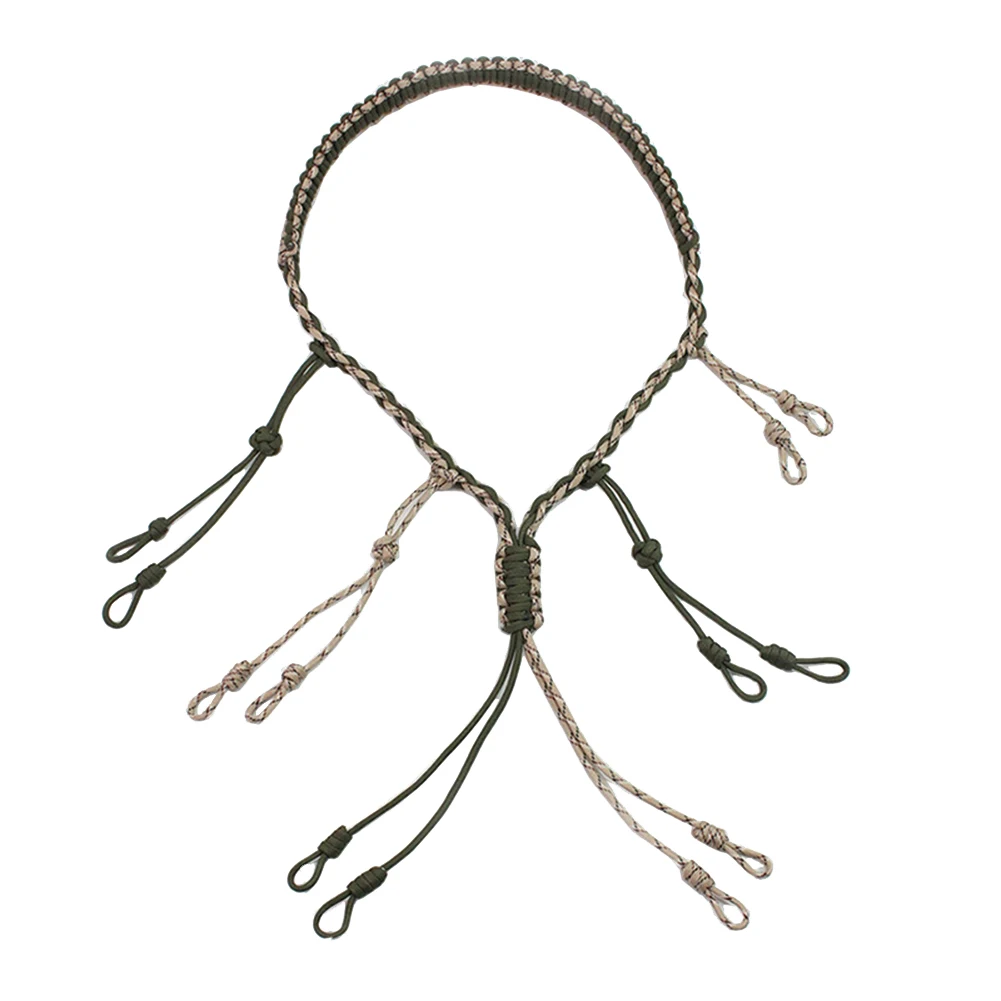 

Hunting Duck Call Ropes Game Whistle Decoy Rings Hunting Lanyard Cord Hunter Camping Portable Outdoor Elements