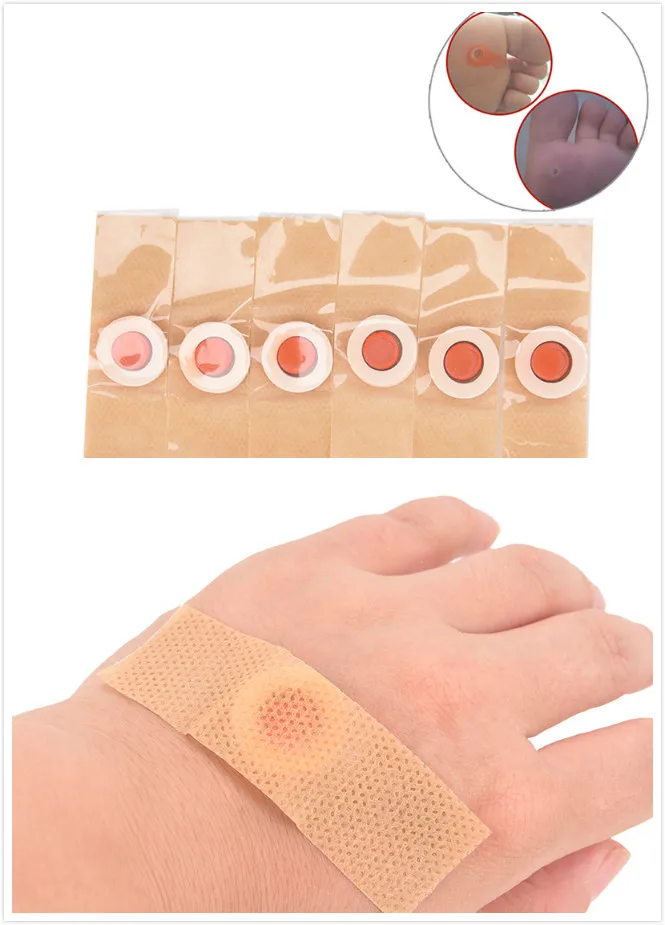 12 шт./лот пластыри для ног пластырь ухода за ногами медицинский удаления