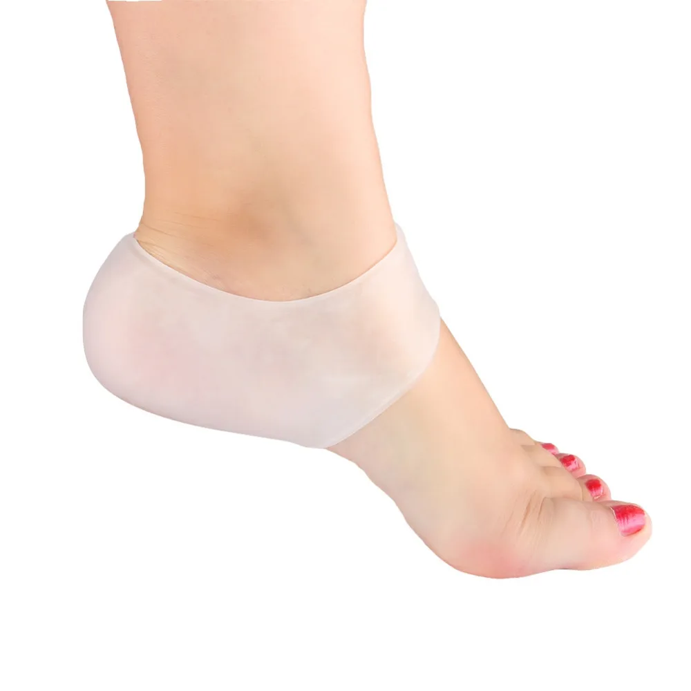 Силиконовые носки для пятки гелевая подкладка ухода за ногами с отверстиями ног