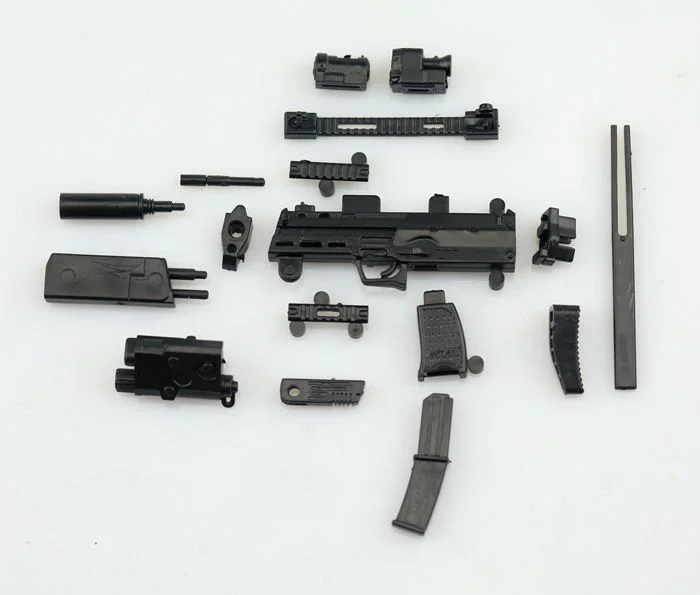1:6 весы MP7 индивидуальных оружие самообороны пластиковые сборные боевое модель