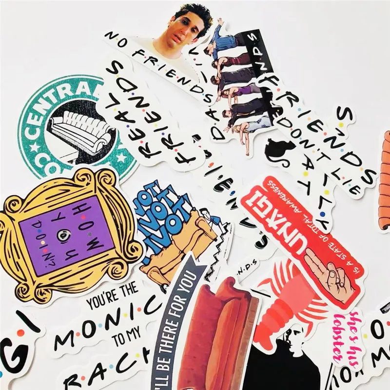 Стикер для ТВ сериала Friends стикер шоу подходит ноутбука велосипеда багажа