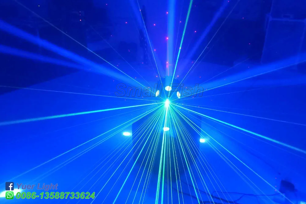 Лазерный луч 12x10 Вт DMX512 движущийся головной свет лазерный для