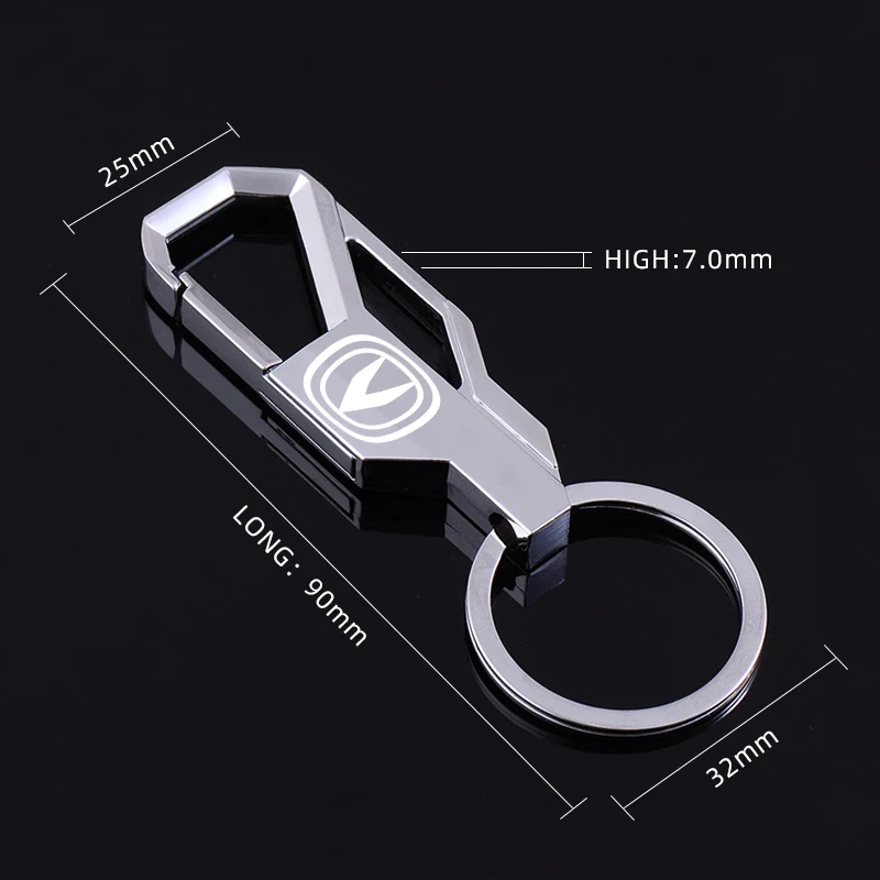 Логотип Автомобильный металл брелок лазерная гравировка стиль для
