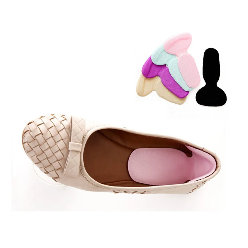 Невидимые силиконовые наклейки на заднюю ногу Нескользящие обувь стельки для