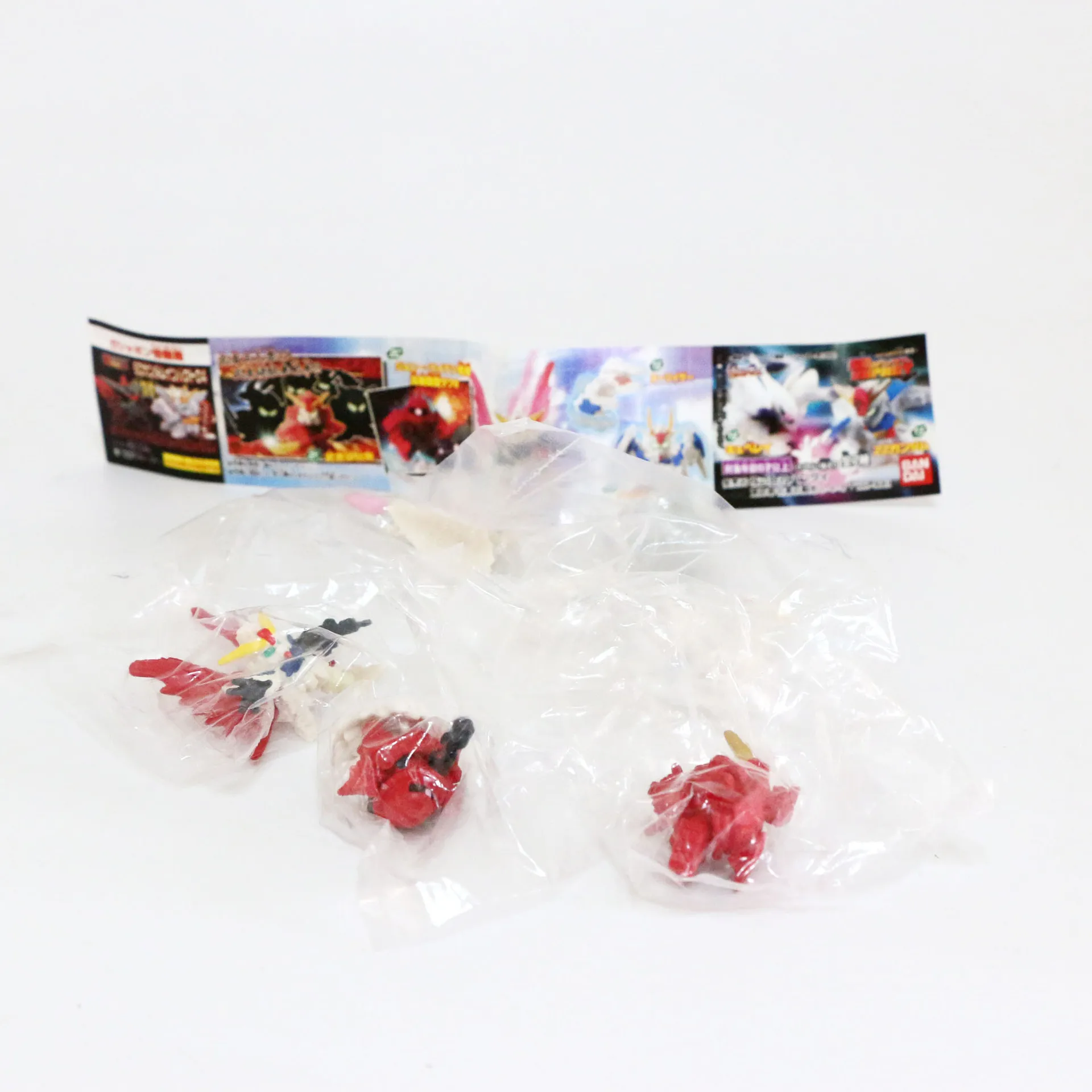 

7pcs/bag Bandai 3-5cm little Gundam robot Doll Landscape decor Action Figures for Capsule Egg kids children Collection toys