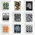 Портрет галереи, Постер Эшер, искусство Эшер, декоративный постер