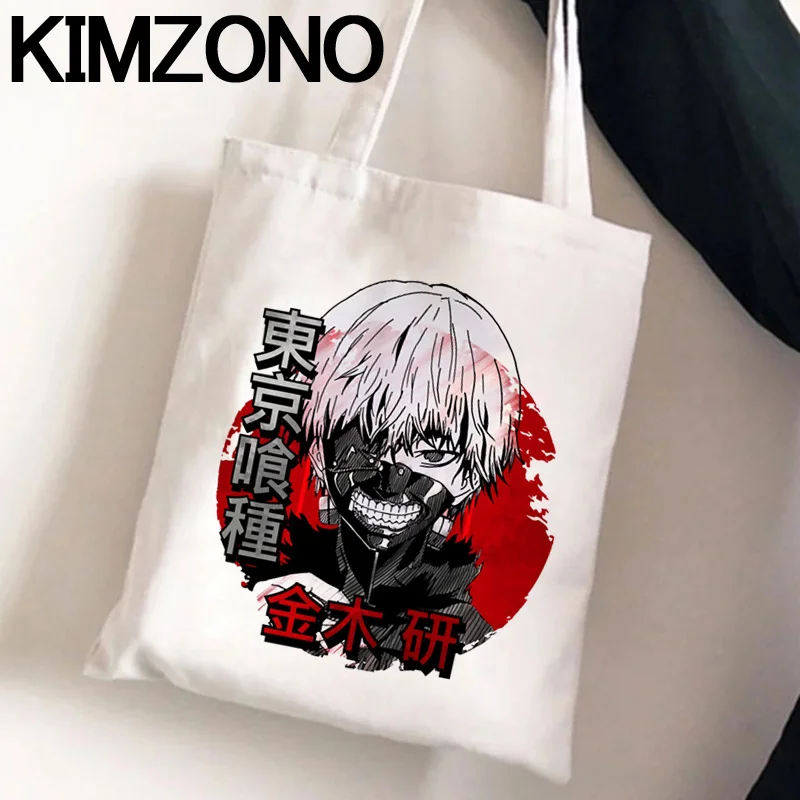 

Токийский Гуль, сумка для покупок, сумки для покупок из хлопка, продуктовый шоппер, сумка для покупок, магазин под заказ