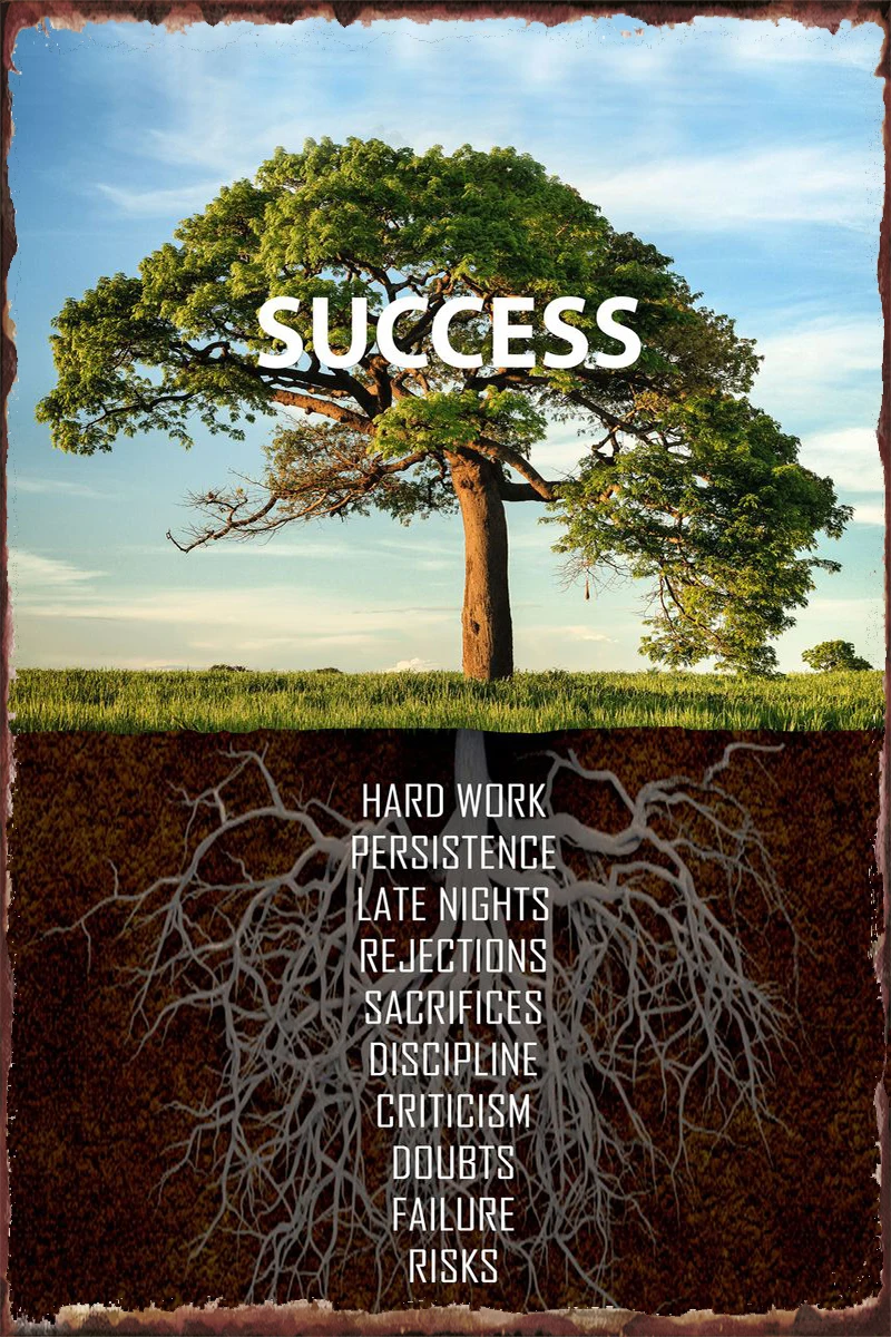 

Жестяные тарелки на стену с изображением успешного дерева, украшение для комнаты, Ретро винтажный металлический знак, жестяной знак для тво...