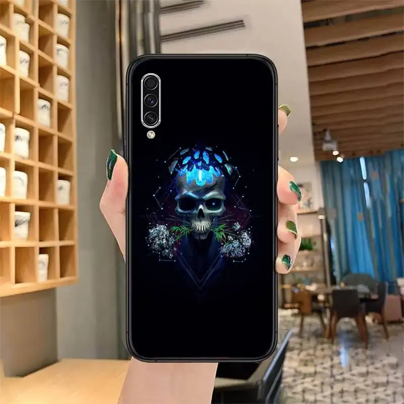 

Skull tide avant-garde rock Phone Case for samsung galaxy a 51 52 71 50 12 72 21s 70 40 20e 31 30s 32 5G soft silicone coque