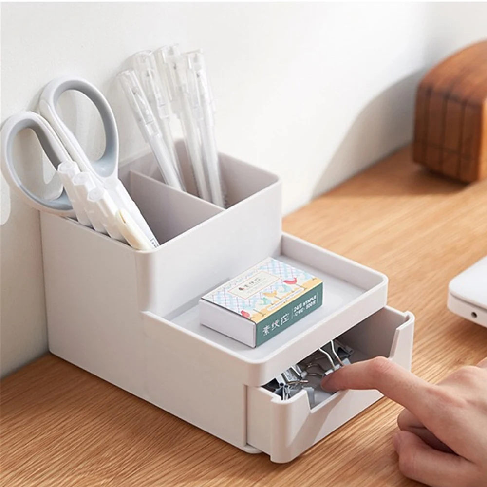 Органайзер настольный A4 для хранения документов большая коробка с 4 уровнями