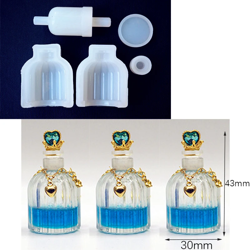 SNASAN флакон для духов силиконовая смола форма изготовления ювелирных изделий DIY