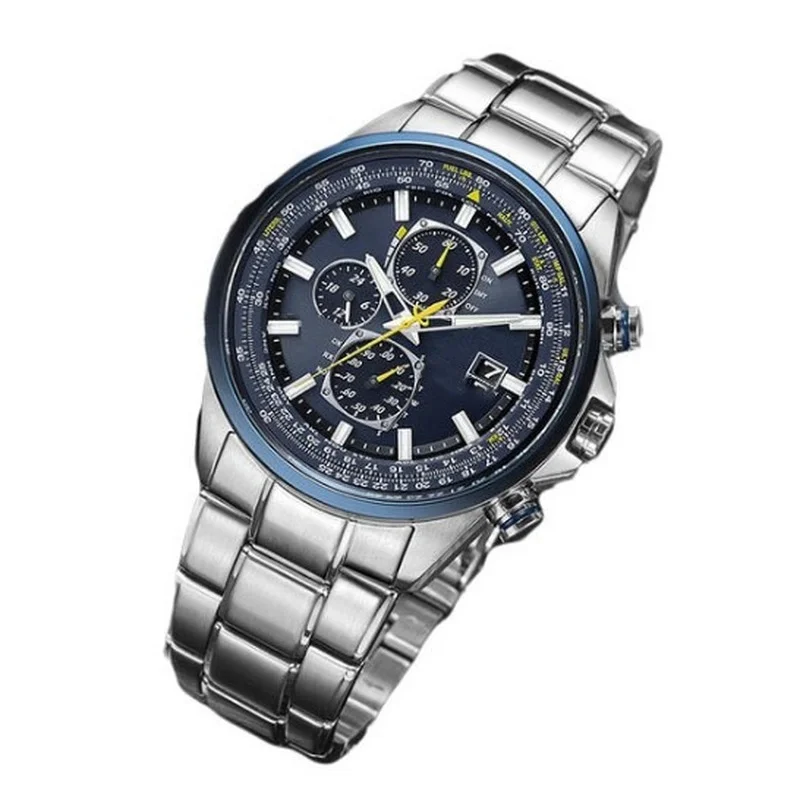 

2021 new men's watch fashion belt blue angel quartz watch best-selling watches luxury