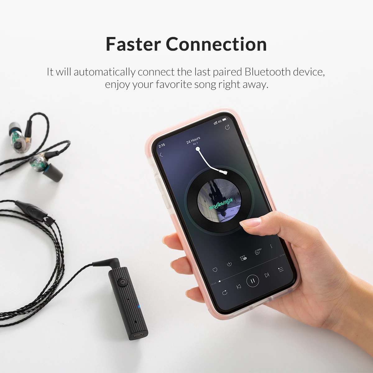 ORICO Bluetooth 5,0 EDR приемник 3,5 мм разъем Aux аудио адаптер автомобильные наушники динамик музыка беспроводной Bluetooth адаптер с микрофоном