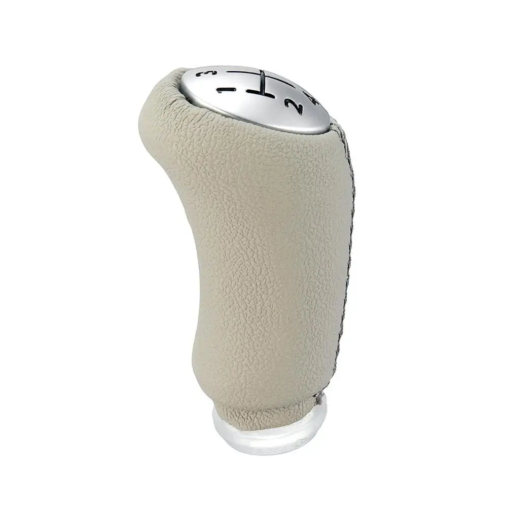 Ручка переключения передач бежевая хромированная матовая для Renault Megane 2 MK2 Scenic II MK