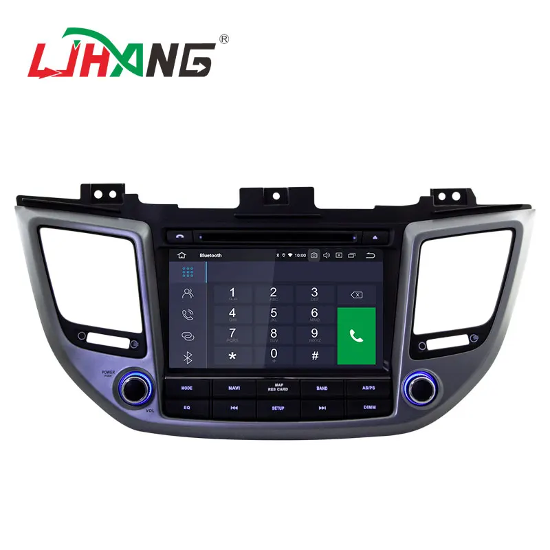 LJHANG 8 дюймов Android 10 автомобильный DVD мультимедийный плеер для HYUNDAI TUCSON ix35 2016 2017 GPS Navi