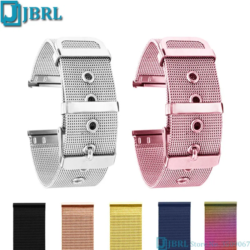 

20mm 22mm Smart Watch Strap Stainless Steel Watchband Universal Watch Band For Samsung Huawei Amazfit Xiaomi More Other Brands
