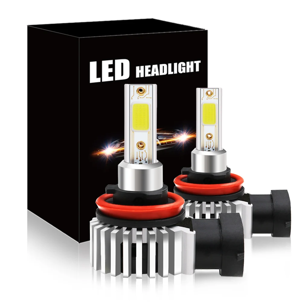 

CNSUNNYLIGHT 2pcs H11 H8 H7 9006 LED 880 H1 H3 9005 HB3 HB4 Led Headlight Bulbs 72W 8000LM 3000K 6000K 8000K Car Styling Lights