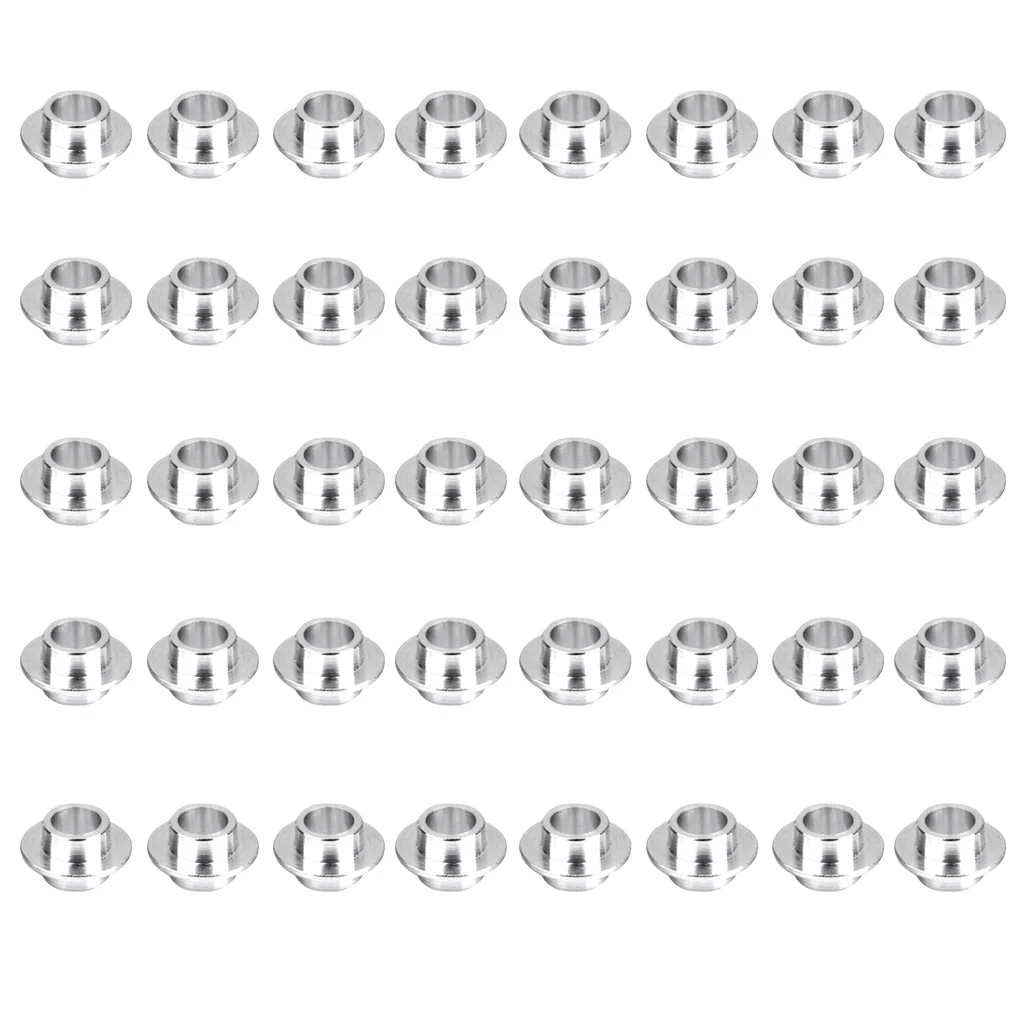

40pc Skateboard Scooter Quad Roller Inline Skate Wheel Bearing Spacers Silver