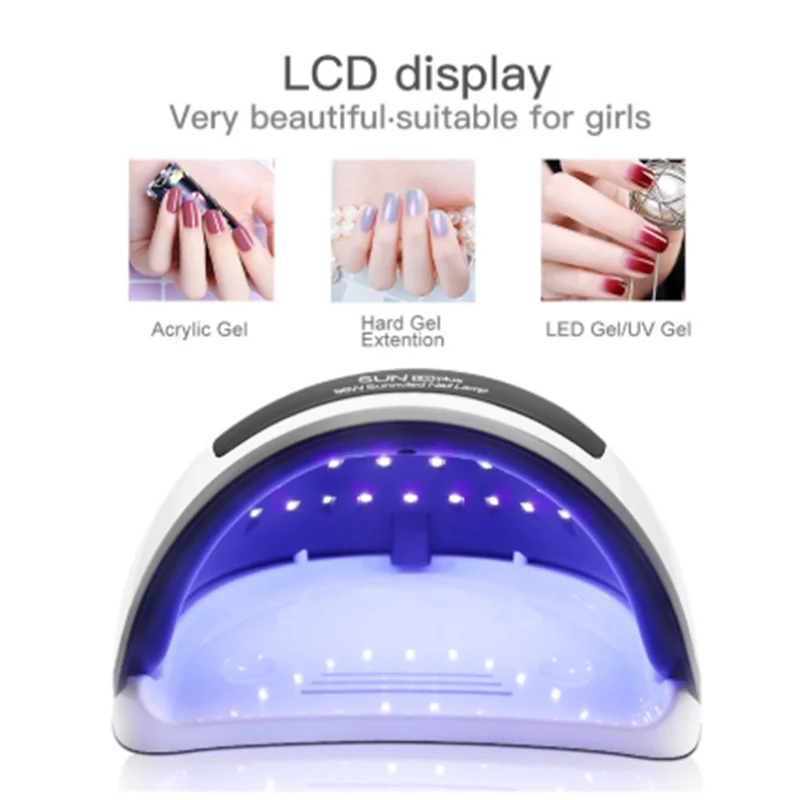 

96W Nail Lamp LED Phototherapy Lamp SUN H3 PLUS Intelligent Sensor Quick-drying Phototherapy Machine for Professional Nail Tools