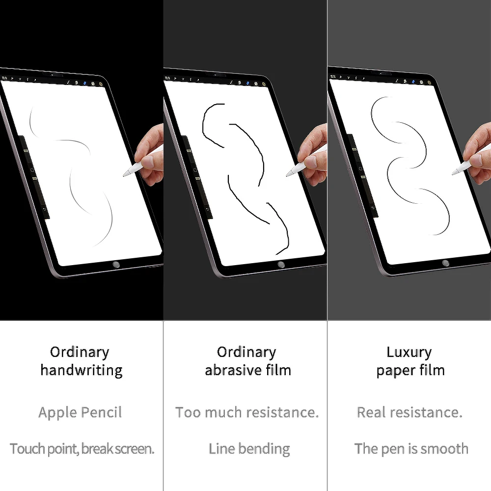 Защитная пленка для экрана в виде бумаги Матовая Антибликовая ПЭТ iPad 9 7 Air 10 5 Pro 11 12