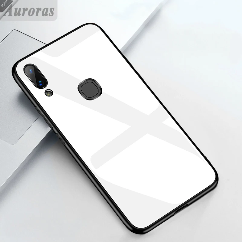 Auroras КРЫШКА ДЛЯ VIVO Y93 из закаленного стекла с мягкой рамкой Противоударная задняя