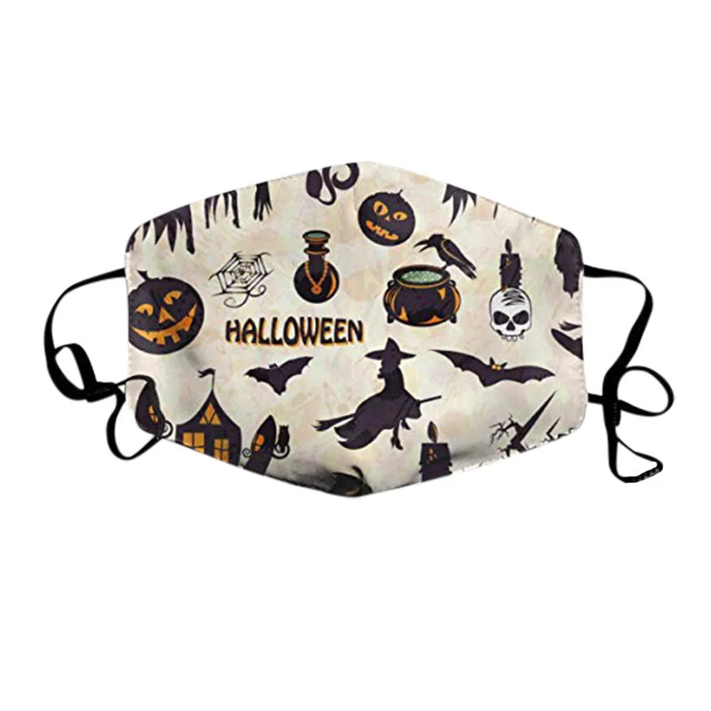 

New Funny Adult Kids 3D Grimace Ghost Printed Face Masks Cotton Mouth Mask Clothing Accessories For Party Mascarilla