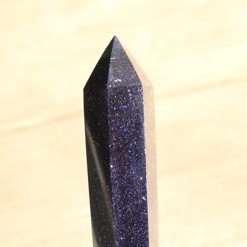 Натуральный Аквамариновый песок Ромб труба драгоценные камни натуральные