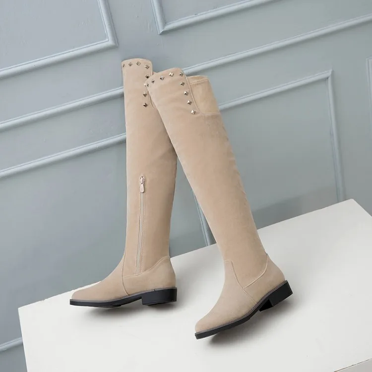 Высокие сапоги до бедра Сапоги колена выше Женские зимние Большие размеры | Обувь