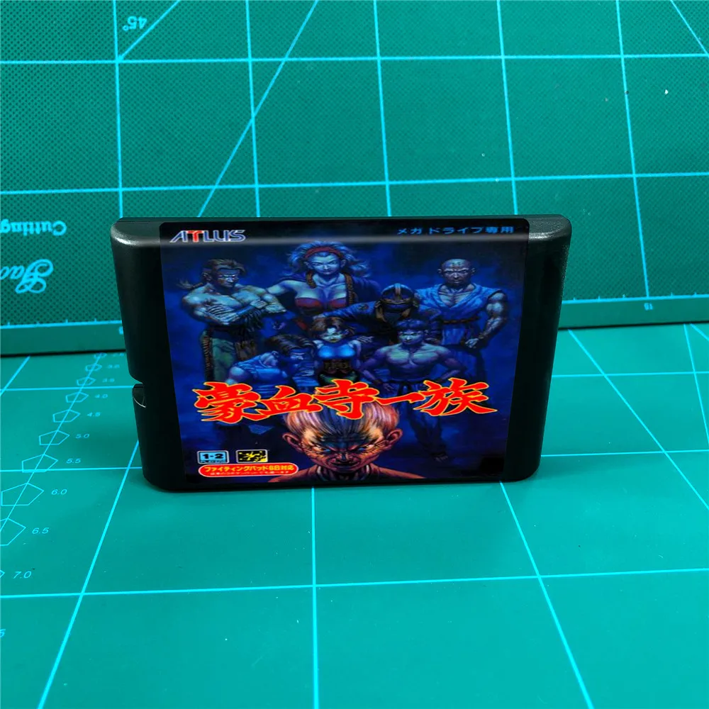 Картридж Gouketsuji Ichizoku Power index 16 битный игровой картридж MD для консоли MegaDrive