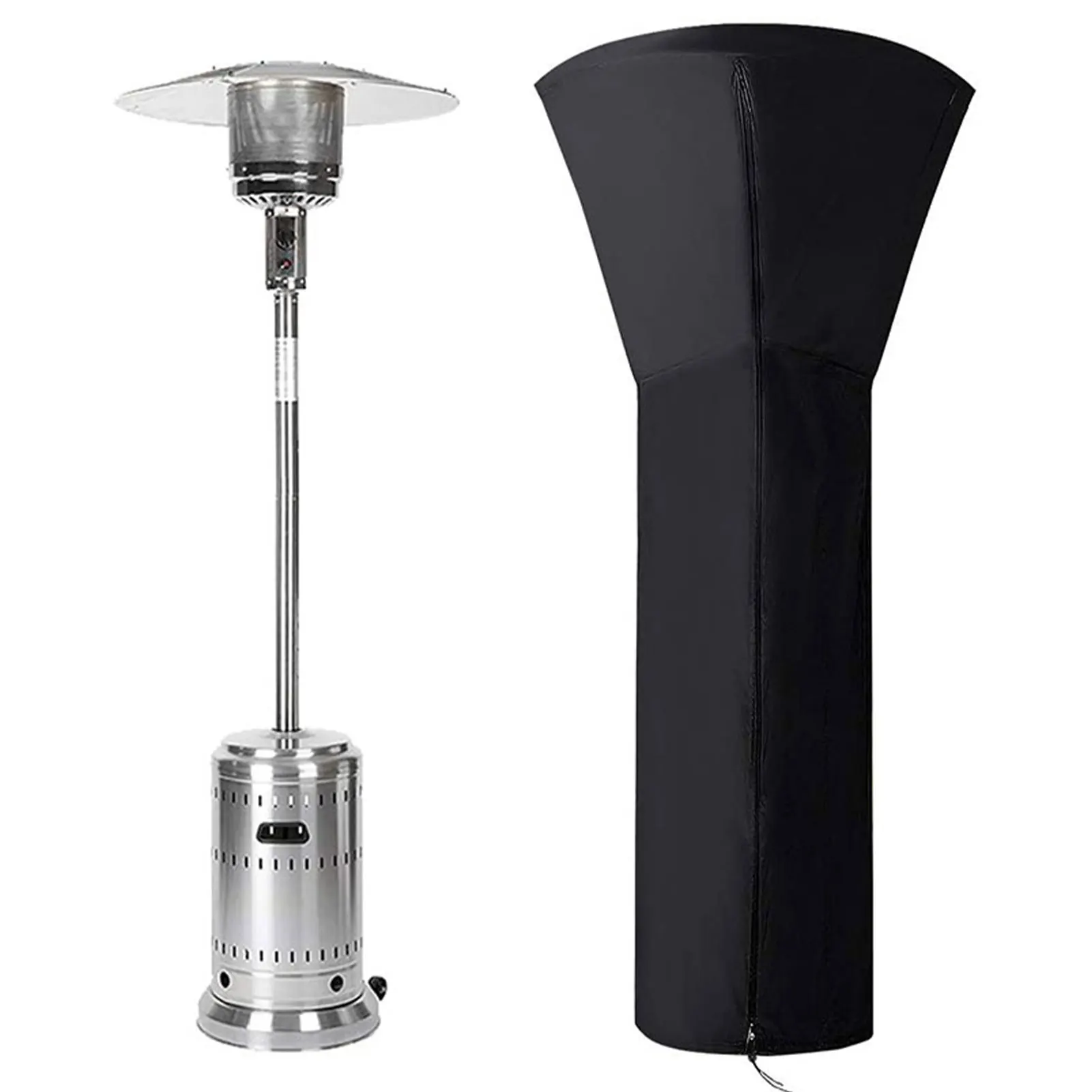 Outdoor Heater Cover Patio Heater Covers Waterproof With Zipper Waterproof Zippered Full Length Round Patio Heater Covers For Ba