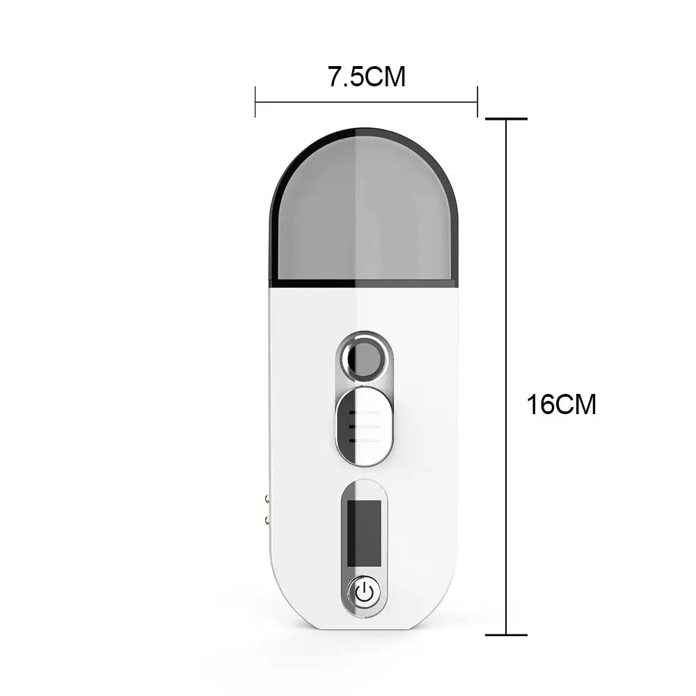 

28ML Facial Dration Meter Face Sprayer Tools Measurable Skin Humidity LED Display Facial Hydration Meter Skin Moisture Tester