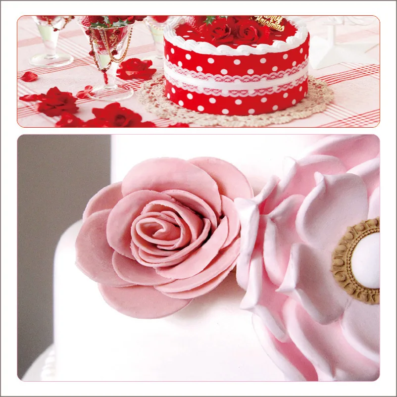 

Cake Turntable Rotating Anti-skid Round Cake Stand Cake Decorating Tools Cake Rotary Table Kitchen DIY Pan Baking Tools [106set]
