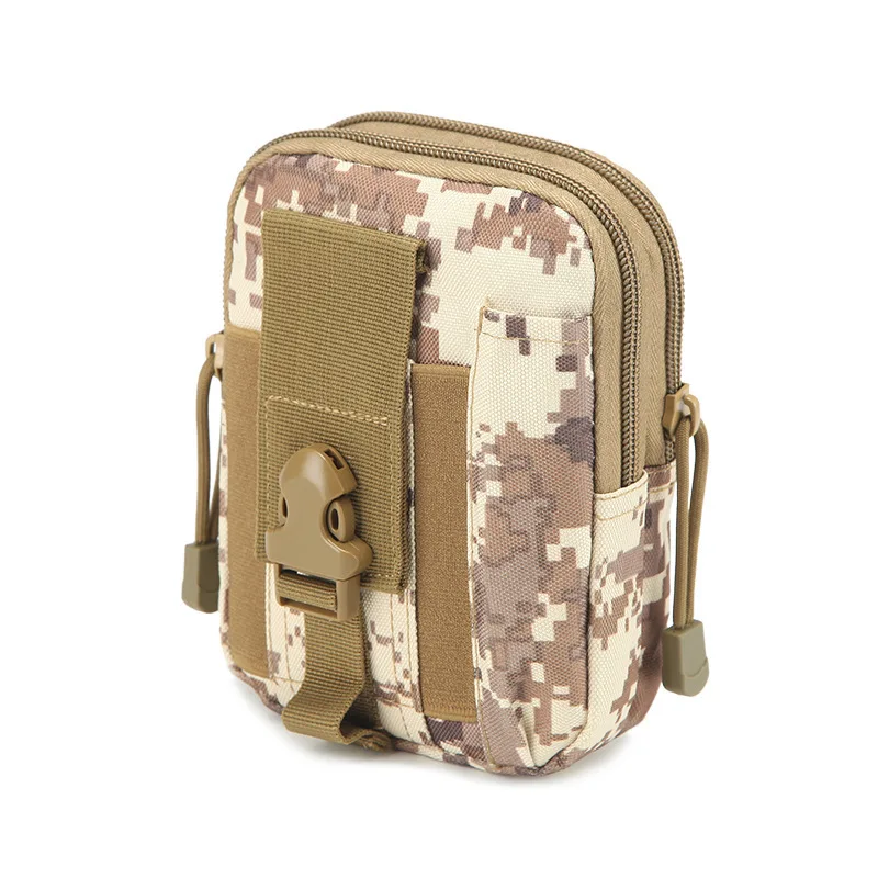 Наружная мини-сумка Molle, Военная Мужская поясная сумка, тактическая охотничья многофункциональная сумка для путешествий, кемпинга, телефона - Цвет: Desert digital