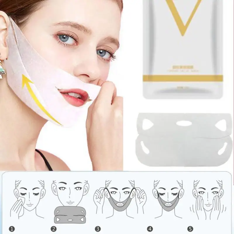 Подтяжка лица для похудения V-образный вырез подбородок уменьшение двойного