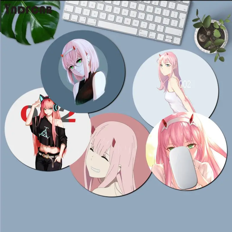 YNDFCNB Zero Two Darling in the FranXX мягкий игровой коврик для мыши компьютер Противоскользящий