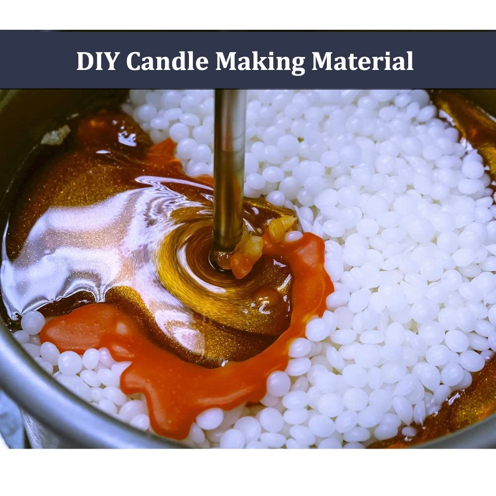 1000g Paraffin Wax for DIY Scented Candle Making Material Handmade Candles Gift Crafts | Дом и сад