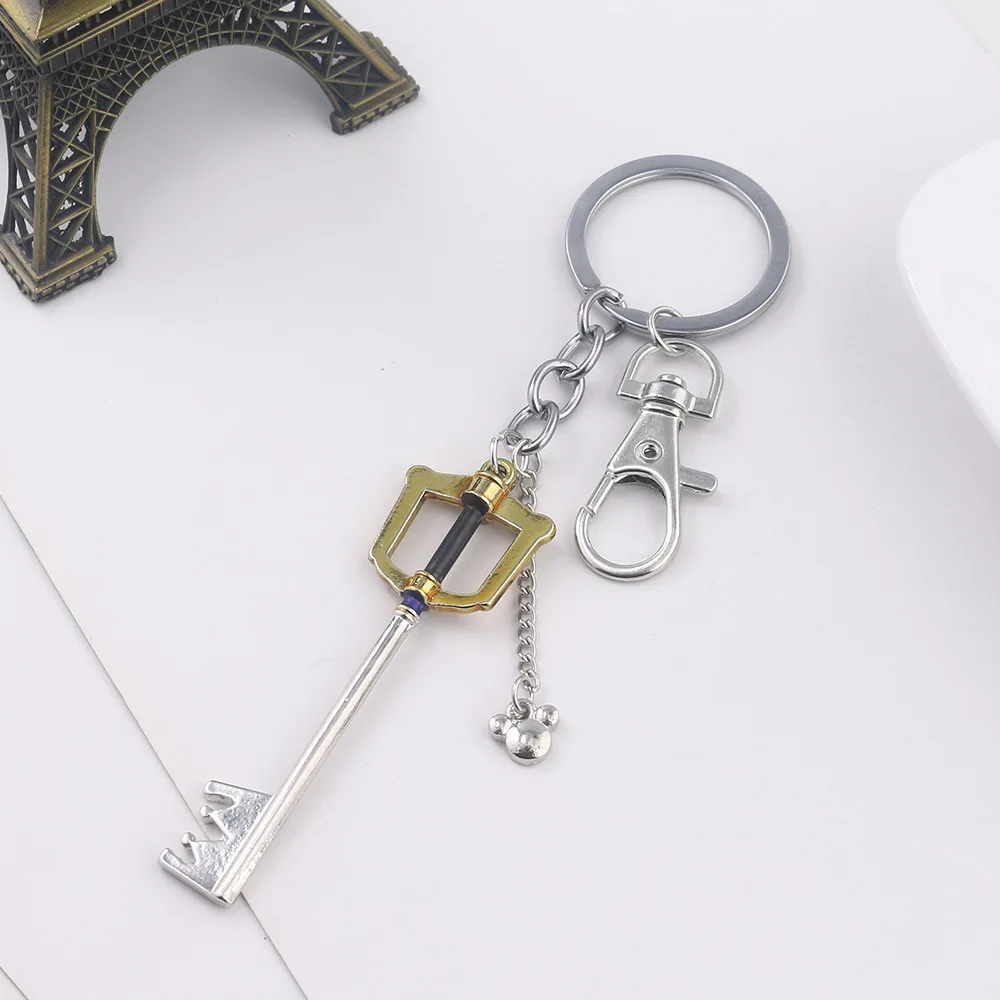 

Kingdom Hearts Cosplay Accessories Sora's Keyblade Key Pendants Key Chain Anime Figures Weapon Charm Keychains