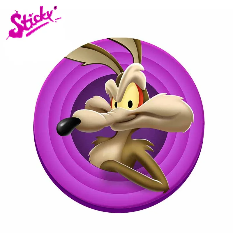 Липкий Road Runner авто бампер наклейка на окно автомобиля аниме для ноутбука крышка