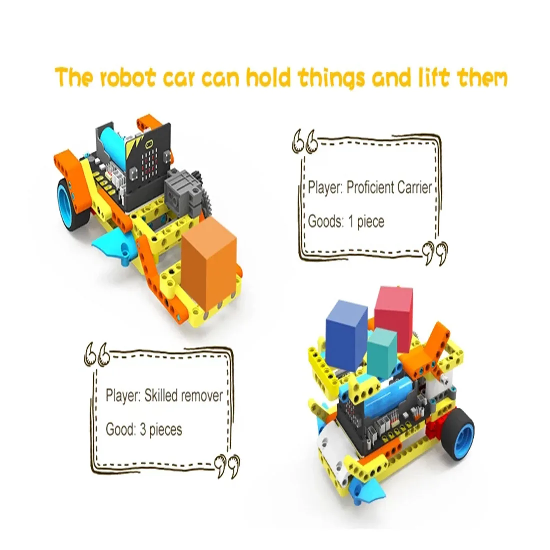 Новая программа робототехники Интеллектуальный робот строительный блок