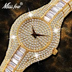 Часы наручные Miss Fox Женские, роскошные Брендовые с чистой стразы, с маленьким циферблатом, со стразами