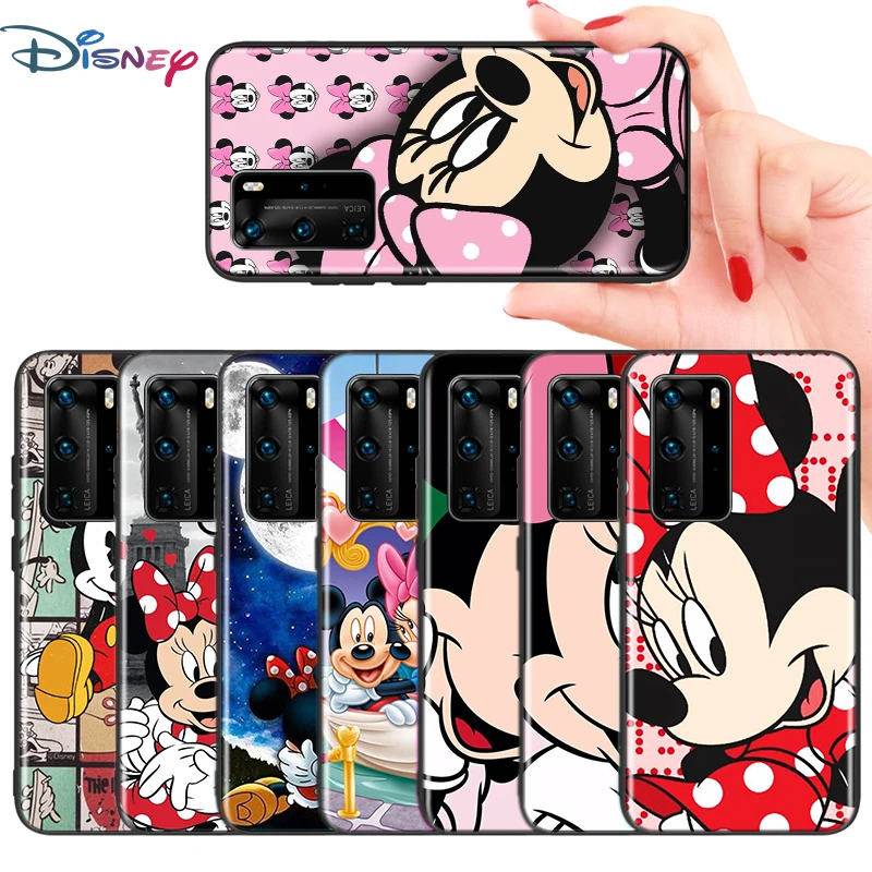 

Silicone TPU Cover Mickey Mouse Cartoon For Huawei P40 lite E P40 P30 P20 P10 P9 P8 lite Pro Plus 2017 2019 Phone Case