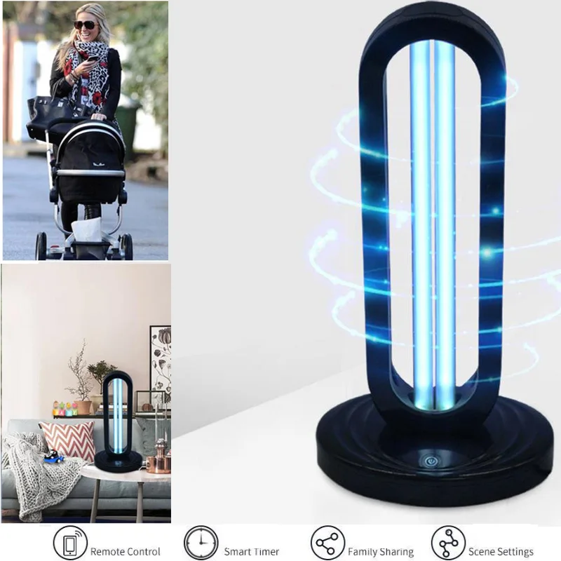 

38W/65W UV Disinfection Lamp Quartz Sterilizer Bulb Household Ultraviolet Lamps Mini Sterilizing Cabinet for Mother and Baby